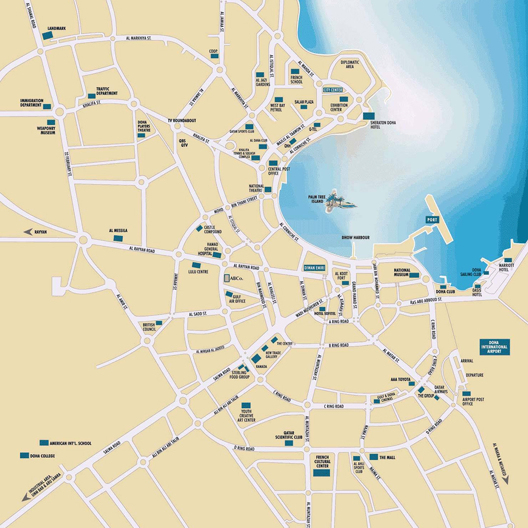 Map showing Ariane project locations